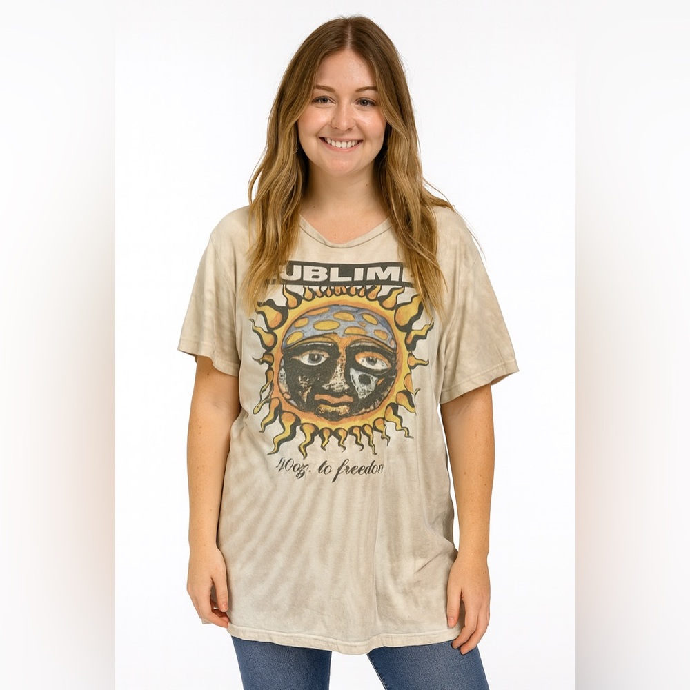 Sublime 40oz to Freedom Tie-Dye Band Tee – Life Clothing Co 2014 – Size L OO